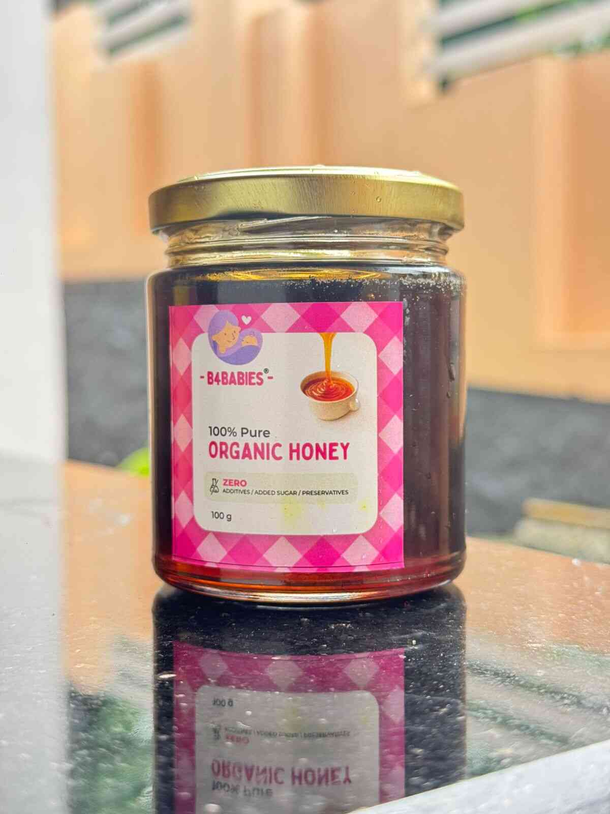 100% PURE ORGANIC HONEY