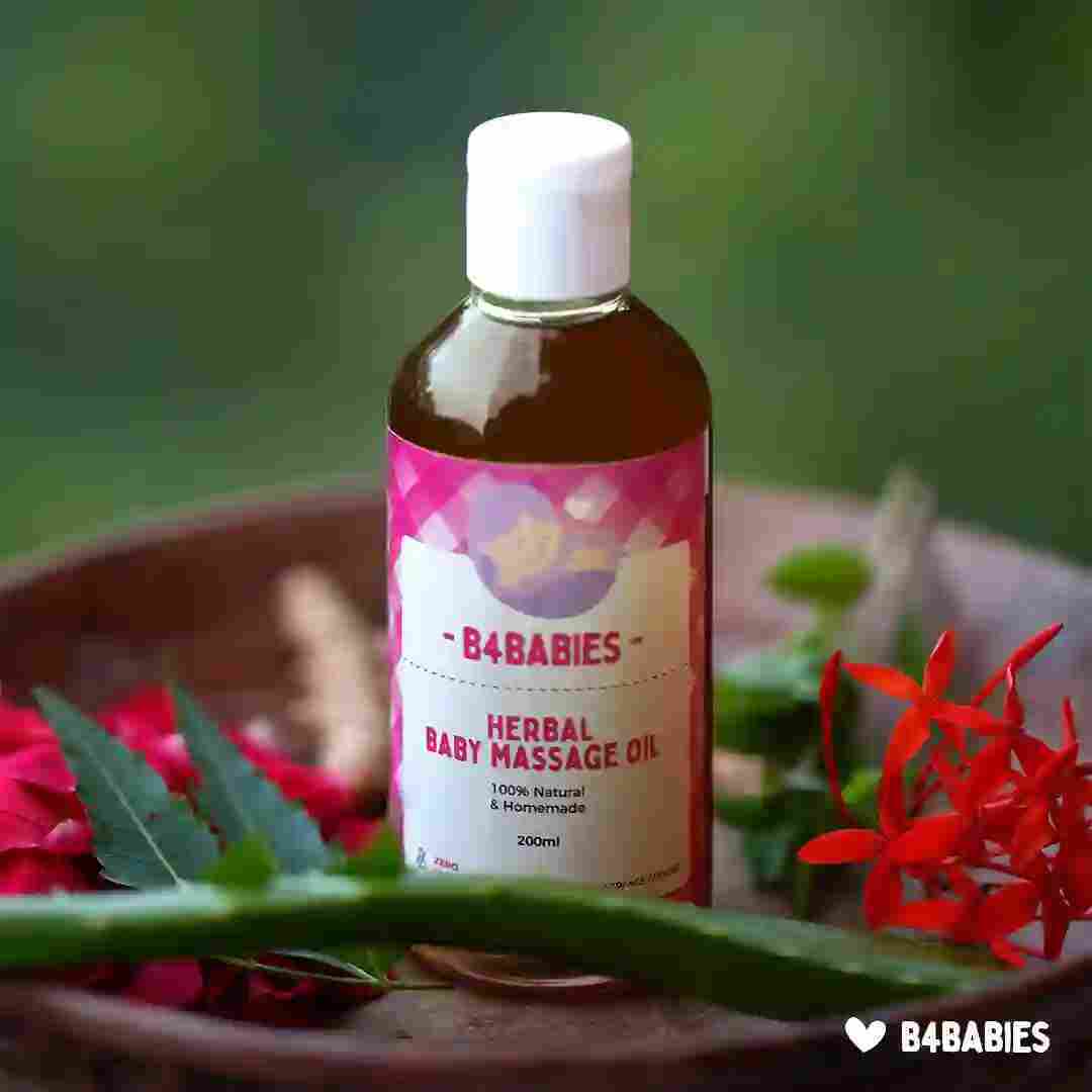 HERBAL BABY MASSAGE OIL 